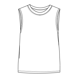 Fashion sewing patterns for MEN T-Shirts Tank 7200